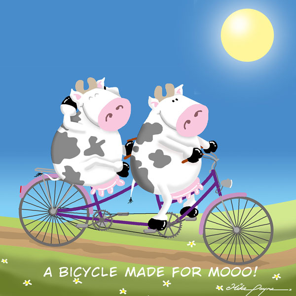 A Bycycle Made For Mooo
