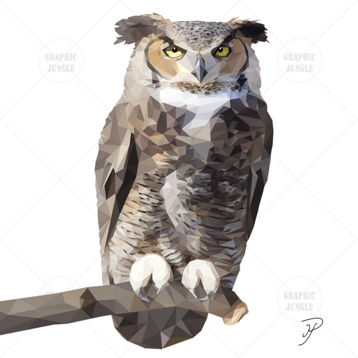 21 OWL SQUARE WHITE